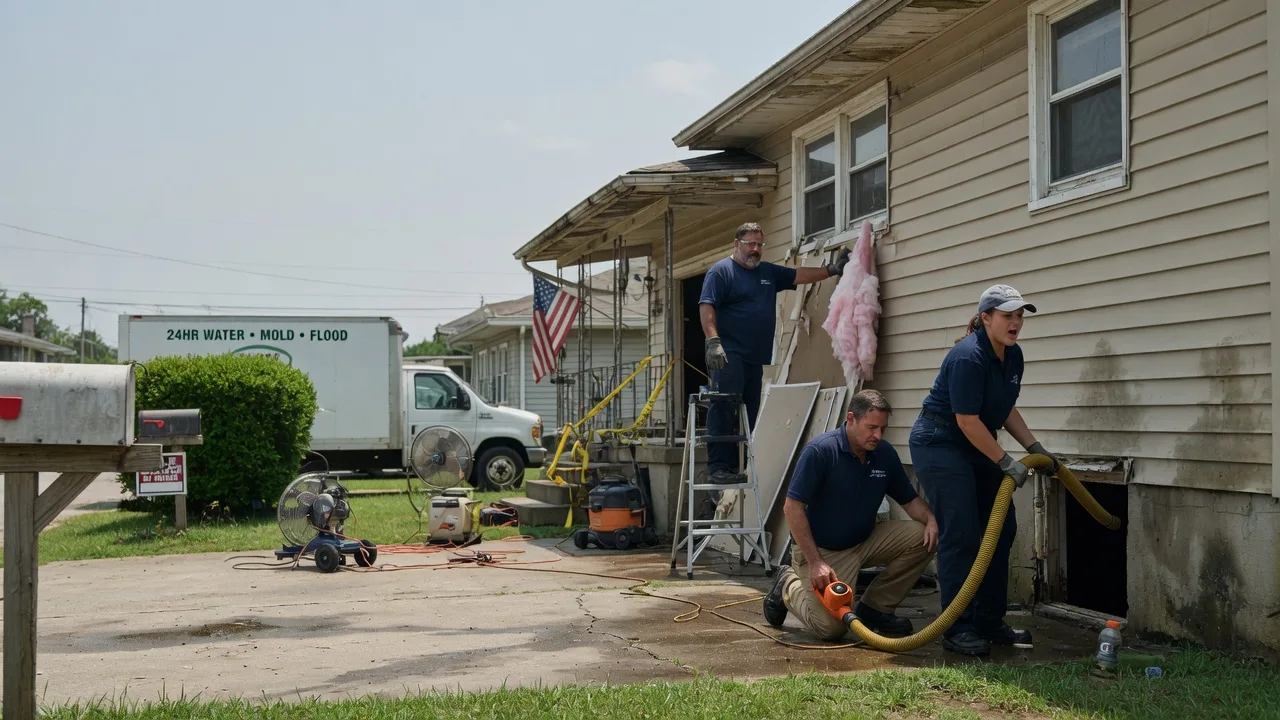 Water Damage Repair in Evansville, WY near me
